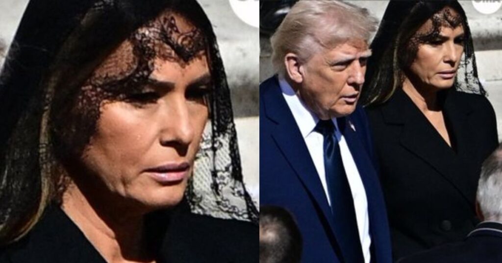 What's up with Melania's face?