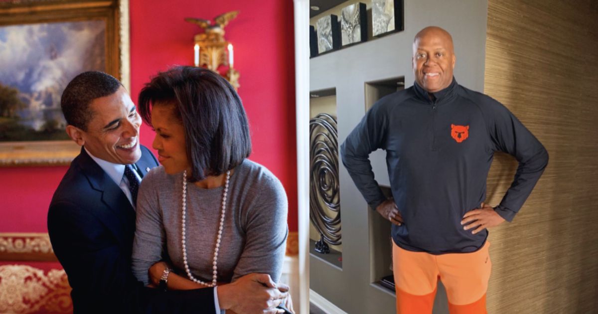 Michelle Obama with husband,Barack (Instagram | @barackobamaa) and Craig Robinson (Instagram | @craigmalrob)