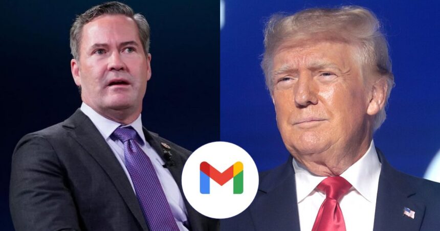 Mike Waltz and Donald Trump