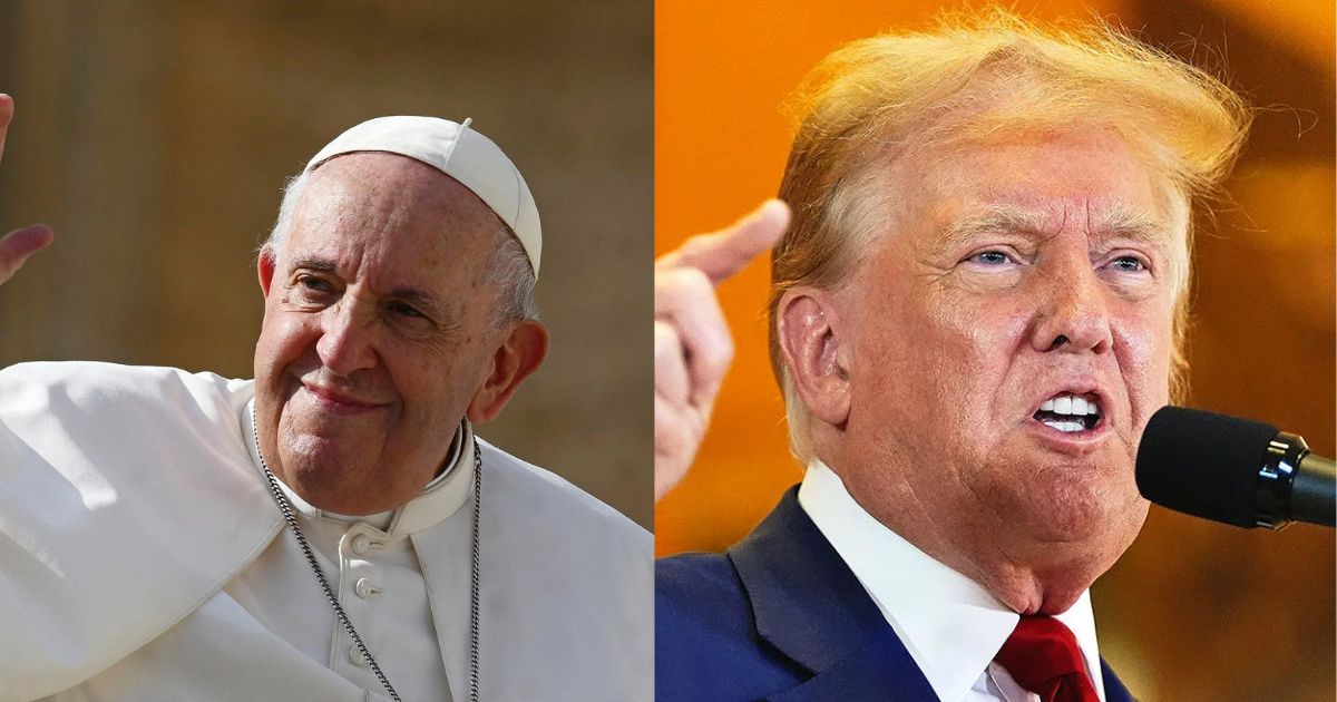 Pope Francis and Donald Trump