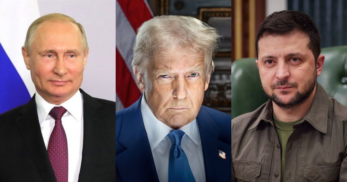 Putin, Trump and Zelenskyy