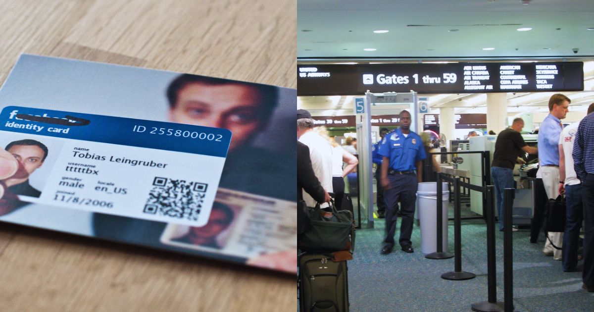 TSA announces that Real ID Cards are mandatory for domestic travel within America from May 2025 (Left—uploaded by frankieleon- via Flickr) and right (uploaded by Anne Helmond- via Flickr)
