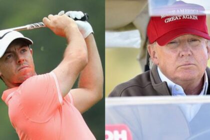 Rory Mcllroy’s Golf game with Donald Trump and snipers