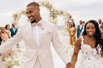 Simone Biles with Husband Jonathan Owens