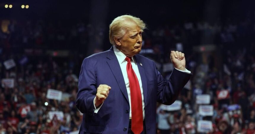 Trump Brings Back His Iconic Dance to Celebrate 100 Days In Office