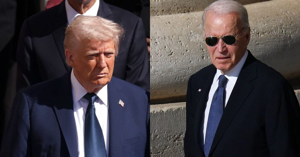 Donald Trump and Biden Avoid Each Other at Pope Francis’s Farewell