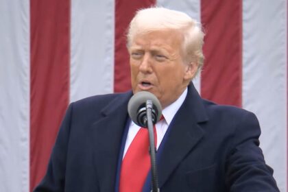 Trump at the Liberation Day Speech on April 2nd