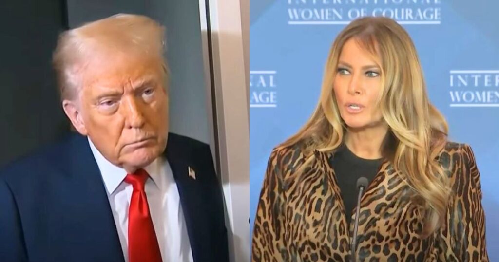 Donald Trump and Melania Trump