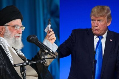Ayatollah Ali Khamenei and Donald Trump