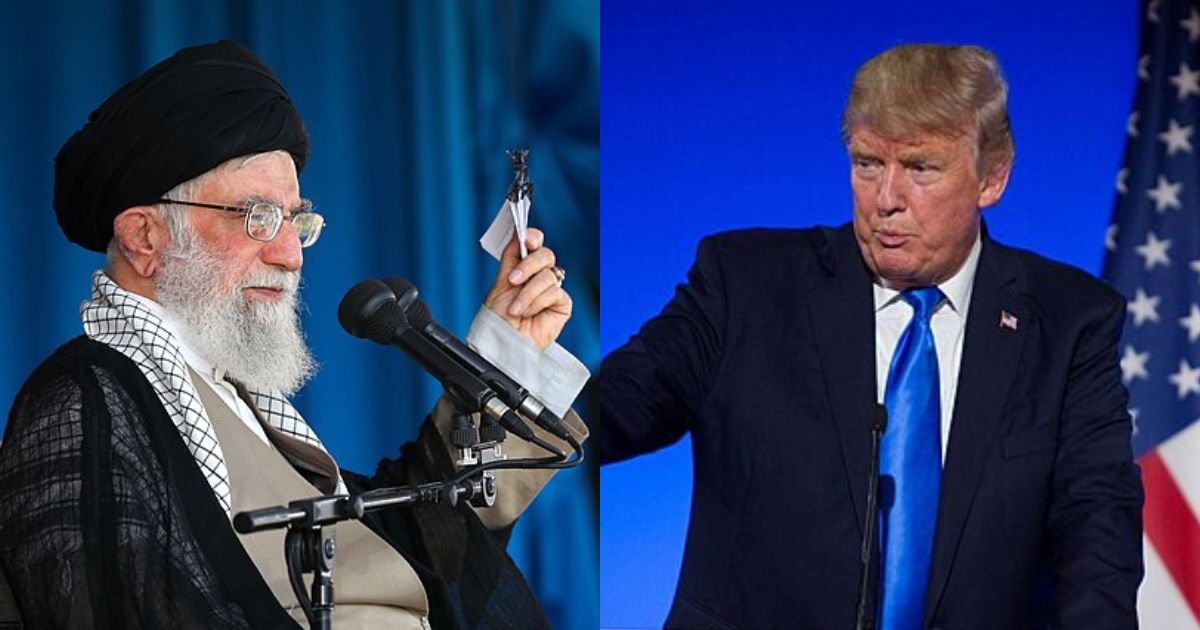 Ayatollah Ali Khamenei and Donald Trump