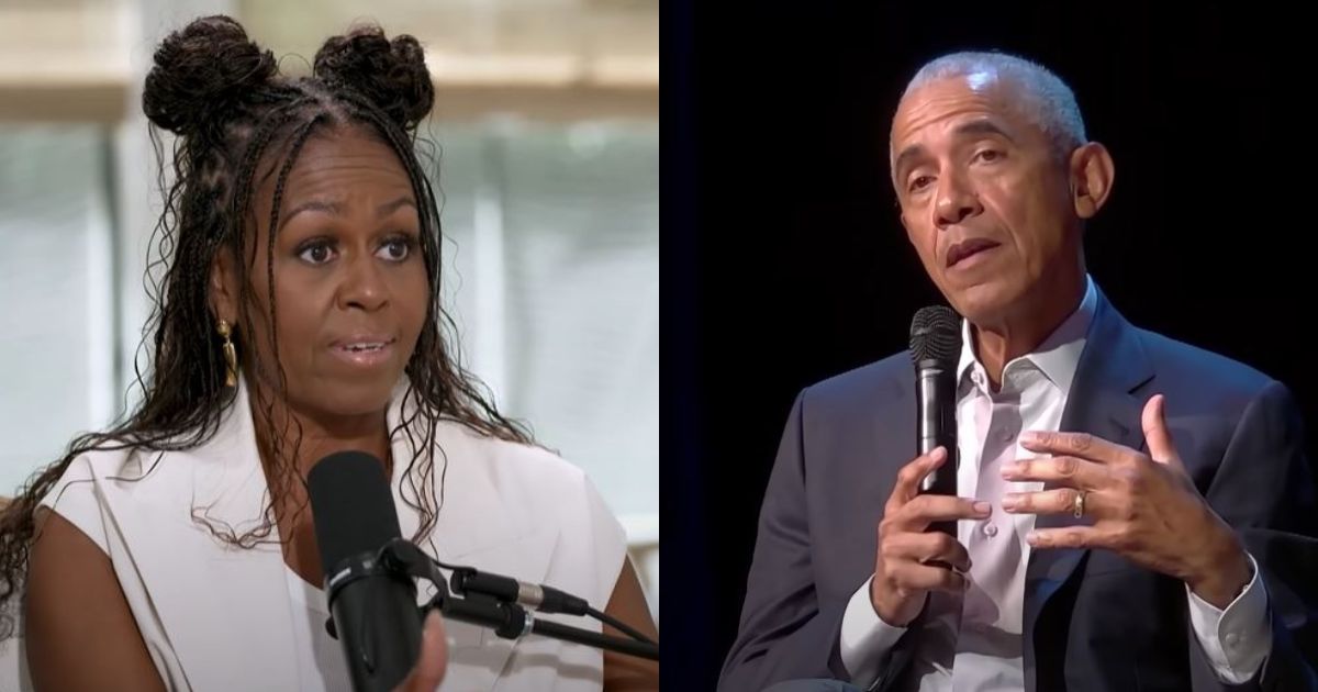 Michelle Obama and Barack Obama