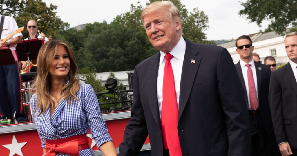 Donald Trump and Melania Trump