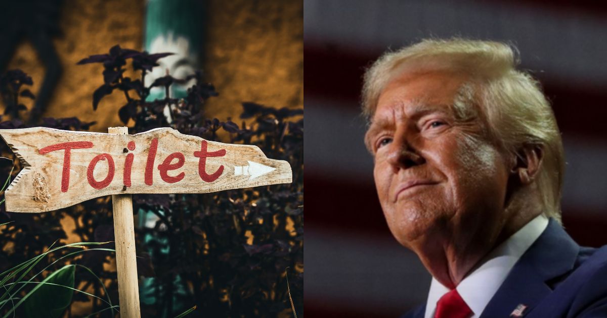 Donald Trump talked about water and gas ovens in a recent Michigan rally (Image via Instagram /detroitnews)