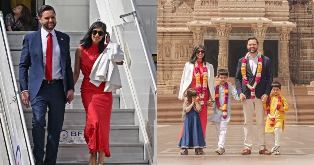 Usha Vance Dons Indian Designer During New Delhi Visit