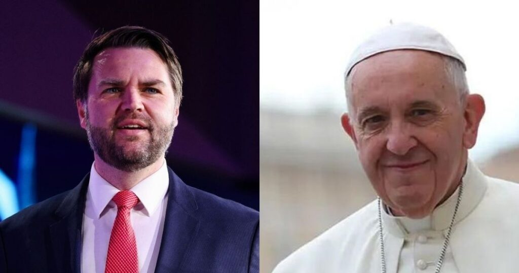 JD Vance and Pope
