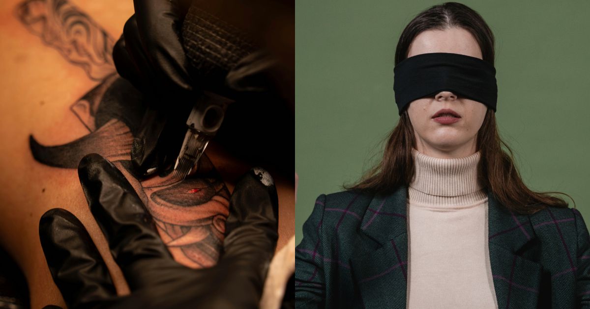 Woman Nearly Goes Blind After Getting a Tattoo