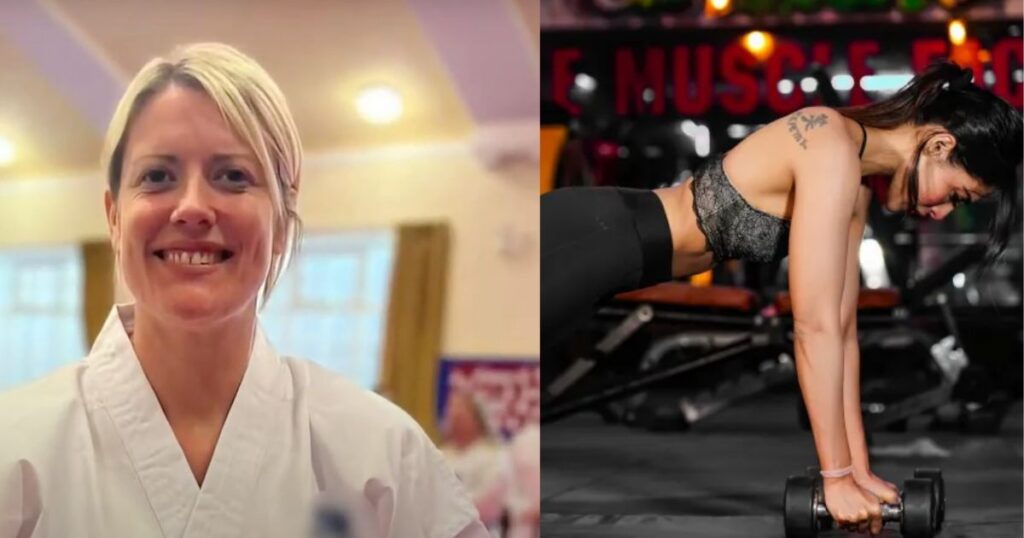 Woman hospitalized after a heavy workout