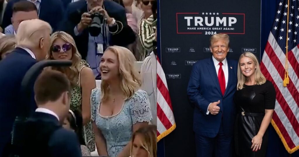 Donald Trump and Karoline Leavitt