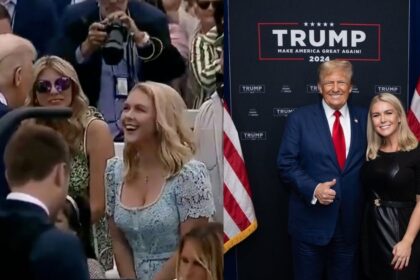 Donald Trump and Karoline Leavitt