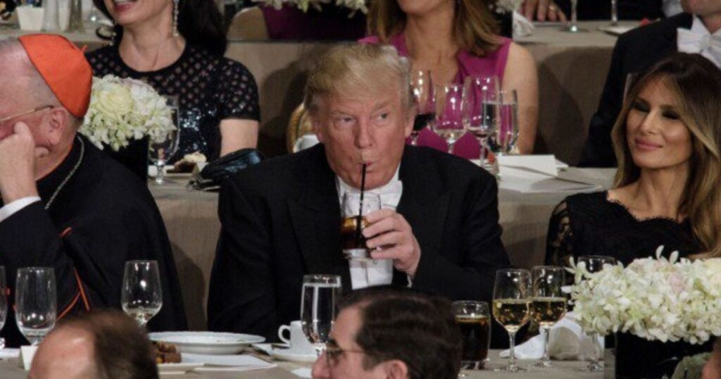 Donald trump and coke