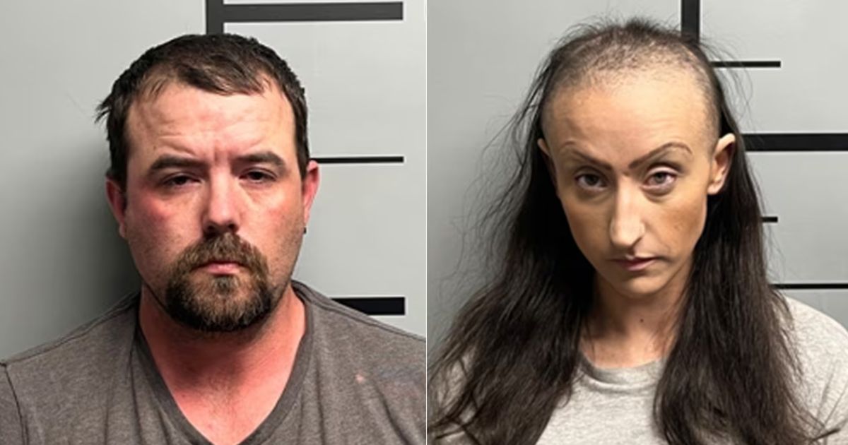 Daniel and Annie Caler, the couple who got arrested after reports of alleged child abuse (Credits: 13 Action News @13abc- via X)