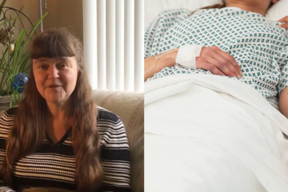 Amanda van der Gulik had to be put in a medically induced coma