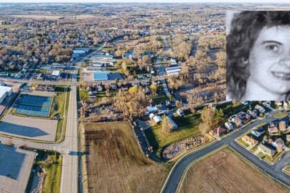 Beautiful town of Reedsburg in Wisconsin and Audrey Backeberg (picture of the town from Wikimedia Commons and picture of the women from Instagram|@people)