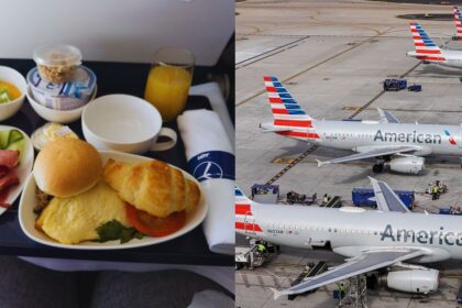 Black women slammed American Airlines after they denied her food in First Class. (Left-photo by Matti Blume—via Wikimedia Commons) and (right—picture by Quintin Soloviev—via Wikimedia Commons)