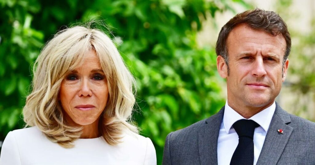 Brigitte and Emmanuel Macron