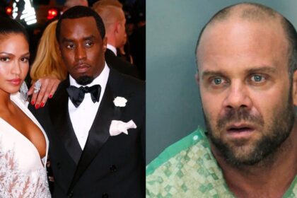 Cassie Ventura with Sean Combs and Jonathan Oddi