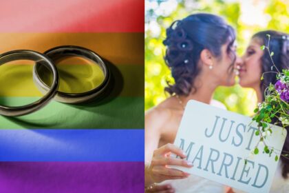 Do Same Sex married couples get Social Security benefits Find out ( left- picture via Wikimedia Commons) and (right—via pxhere)