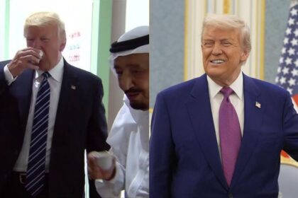 Donald Trump Had A Wild Coffee Moment in Saudi Arabia