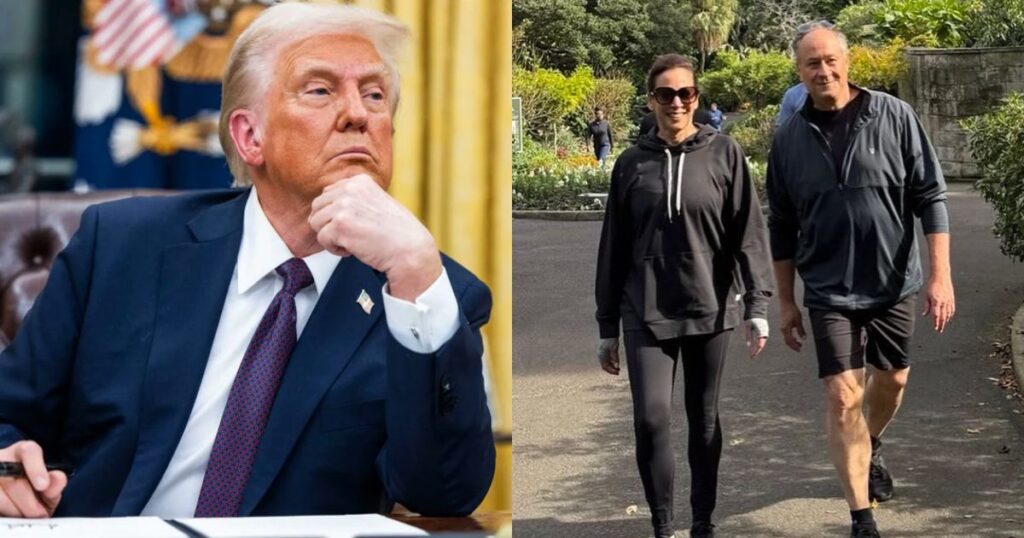 Donald Trump Might Not Be Happy With How People Are Reacting to Kamala Harris and Doug's Australia Trip