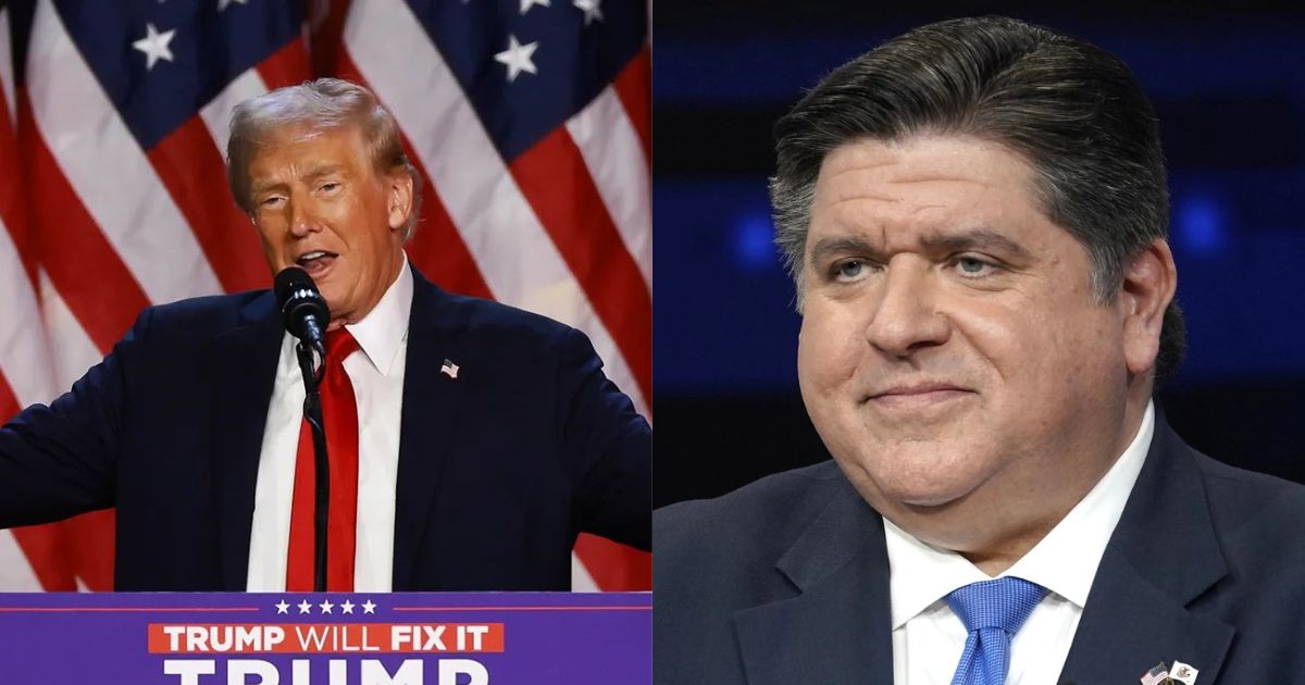 Donald Trump and JB Pritzker