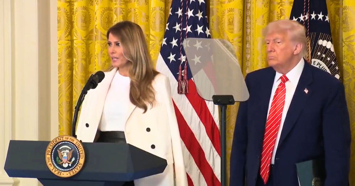 Donald Trump and Melania at White House Military Mothers Event