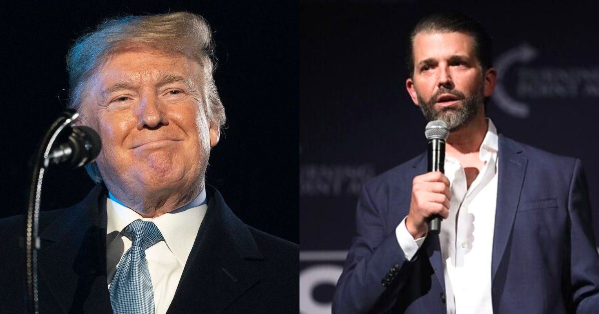 Donald Trump Jr. speaking at an event in Las Vegas, Nevada—2024.