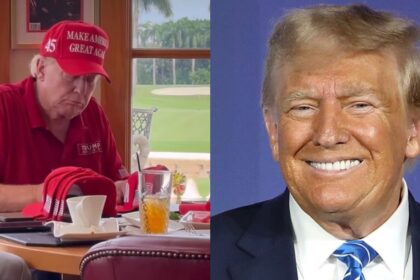 Donald Trump makeup free