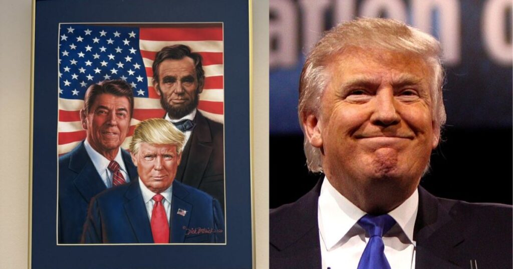 Trump's new painting