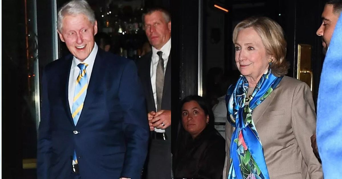 Hillary Clinton Looks Fresh-Faced During Date With Husband Bill Clinton in New York