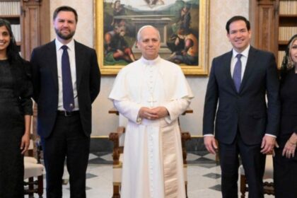 JD Vance and Pope with rubio