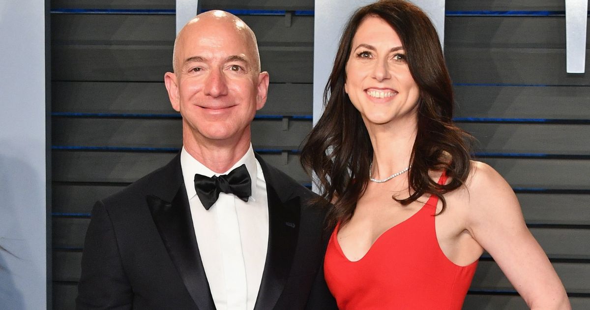 Jeff Bezos with His First Wife MacKenzie Scott