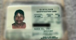 Jessie Lovette's Civilian Identification Card