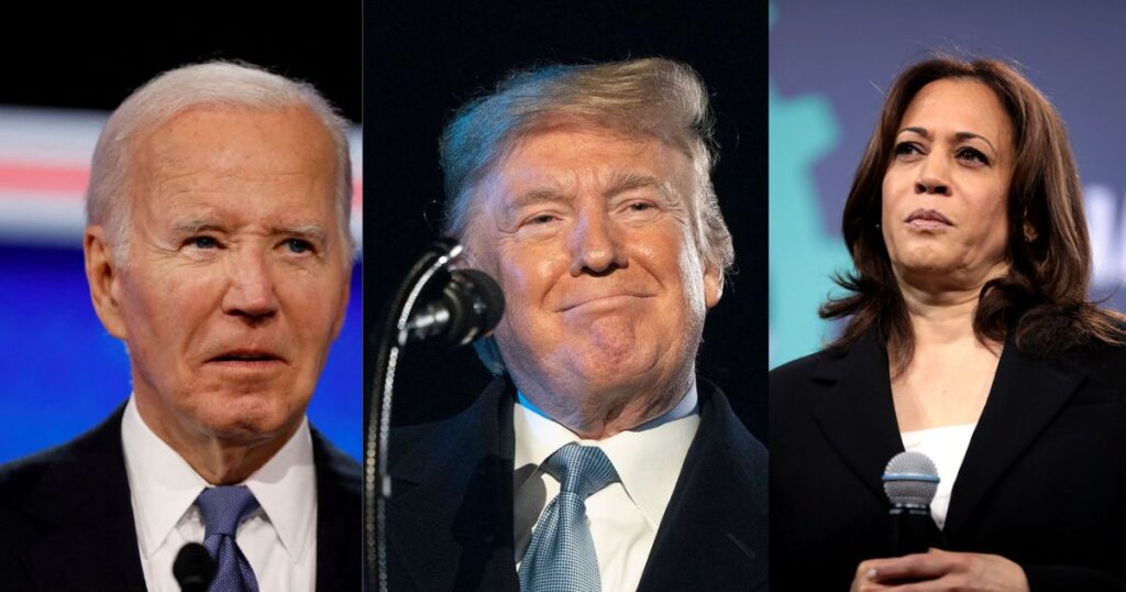 Joe Biden Trump Kamala Harris