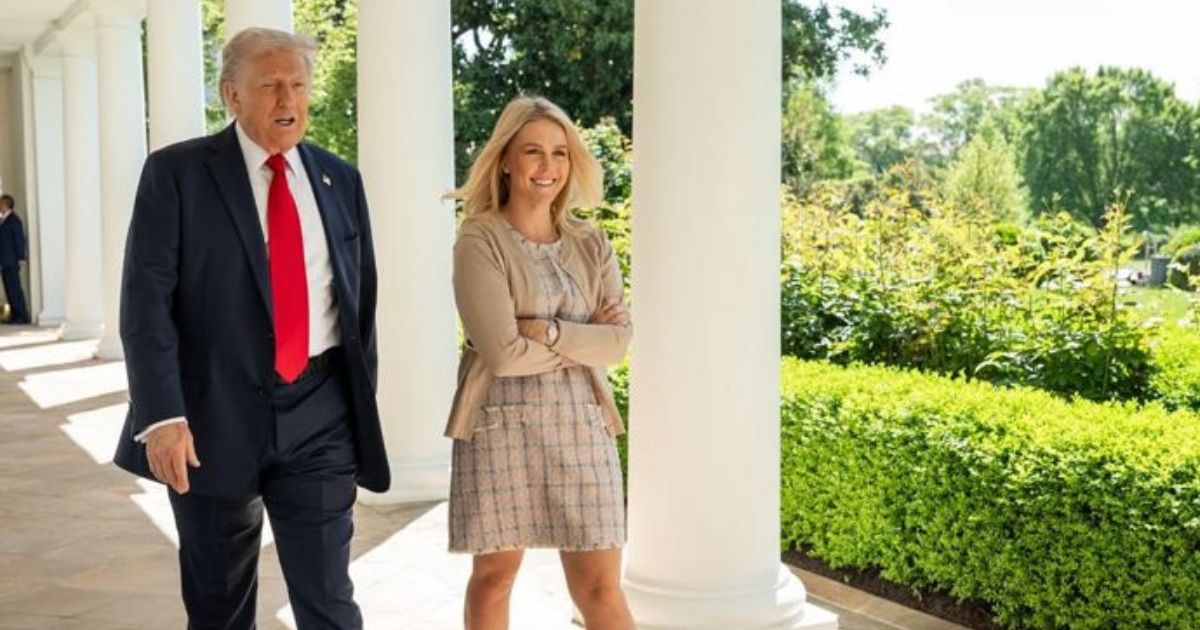 Karoline Leavitt with Donald Trump