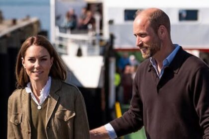 Kate Middleton with her husband Prince William