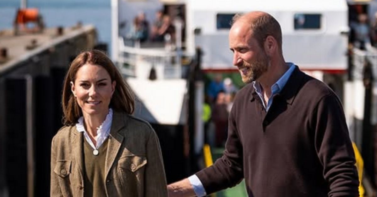 Kate Middleton with her husband Prince William
