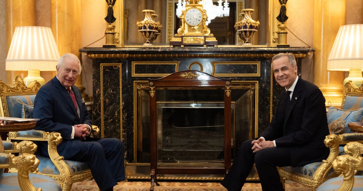 King Charles with Mark Carney