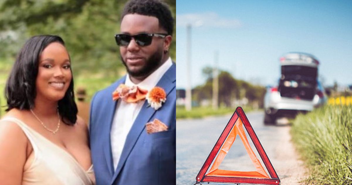 Louisiana couple Alexus Lee and John “JR” Collins (Instagram | @purpcarrie) pictured (Image via PickPick)