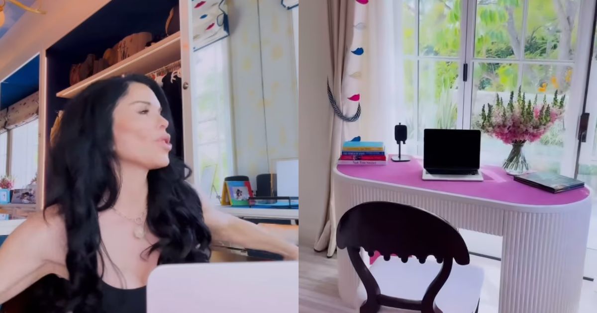 Lauren Sanchez writing room tour