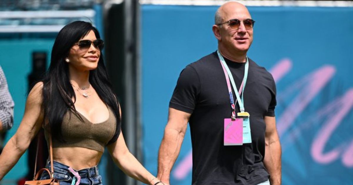 Lauren Sanchez and Jeff Bezos